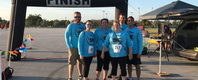 BRAA ANgel Flight 5-K team