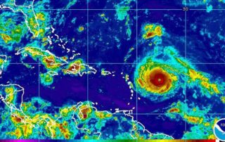 Hurricane preparations NOAA map