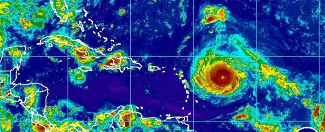 Hurricane preparations NOAA map