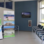 Customs and Border Protection Service facility tour waiting area
