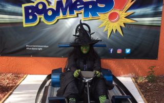 Halloween 2018 - BRAA witch taking a ride at Boomers