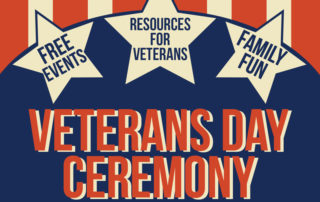 Flyer, 2018, Veterans Day Ceremony at Countess de Hoernle Park