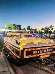BRAA float before Boca Raton Holiday Parade