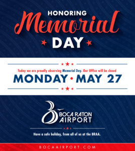 office will be closed monday, may 27