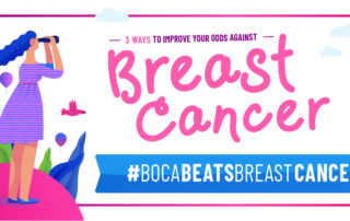 3 Ways to improve your odds against Breast Cancer #Bocabeatsbreastcancer