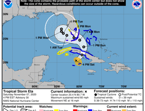 Tropical Storm Eta – Airport Status