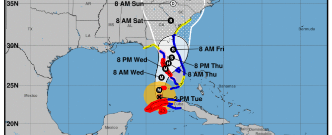 Tropical storm warning now in effect