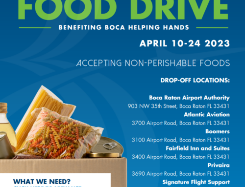 Boca Raton Airport Authority to Host Annual Food Drive for Boca Helping Hands
