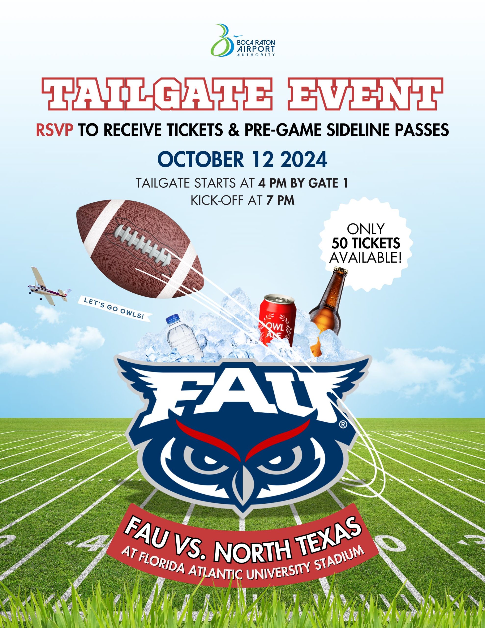 BRAA-FauTailGateInvite-20241002 FAU tailgate flyer
