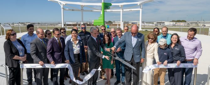 Boca Raton Airport Observation are grand opening ribbon-cutting